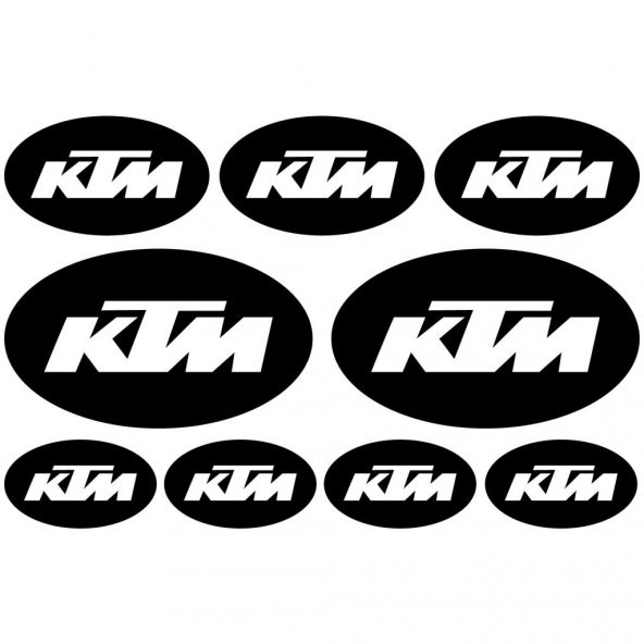 Sticker Masters Ktm Oval Sponsor Sticker Set