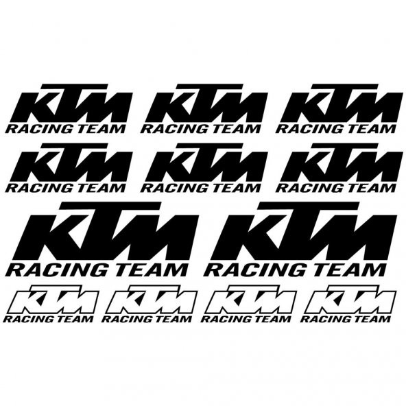 Sticker Masters Ktm Racing Sponsor Team Sticker Set