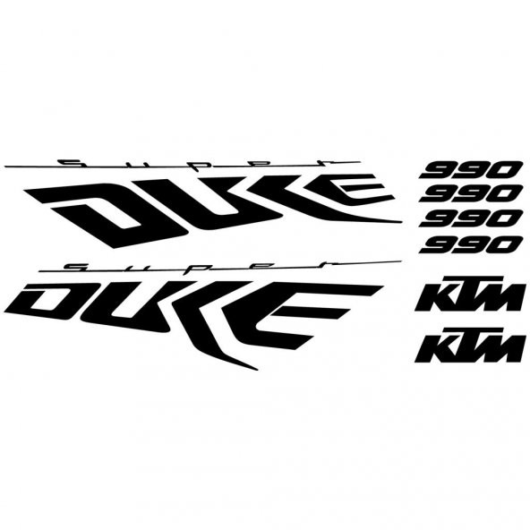 Sticker Masters Ktm 990 Duke Sticker Set