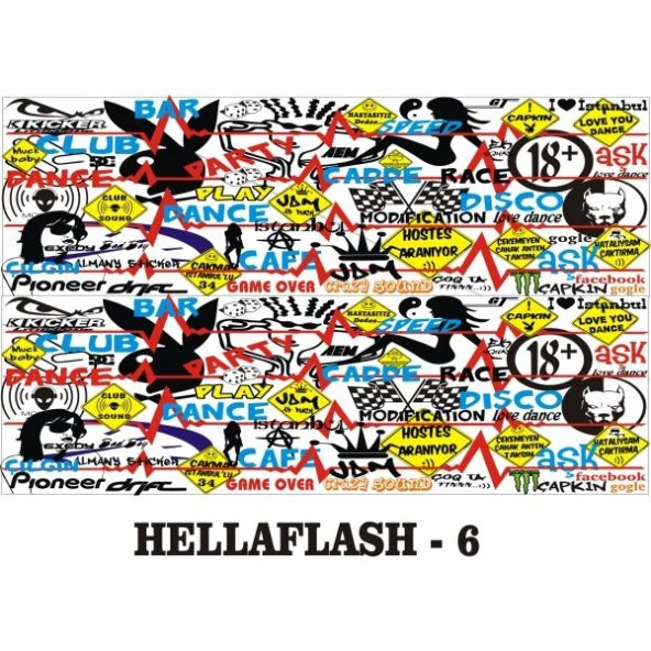 Sticker Masters Hellaflush Sticker 6 ürün görseli 1
