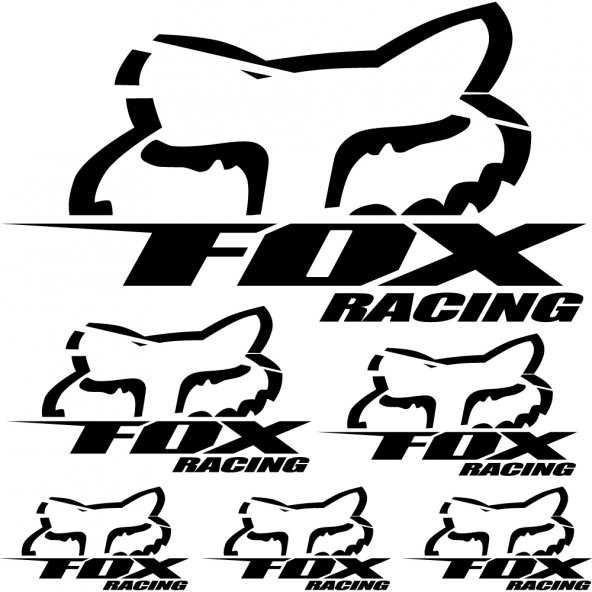 Sticker Masters Fox Racing Sponsor Set Sticker