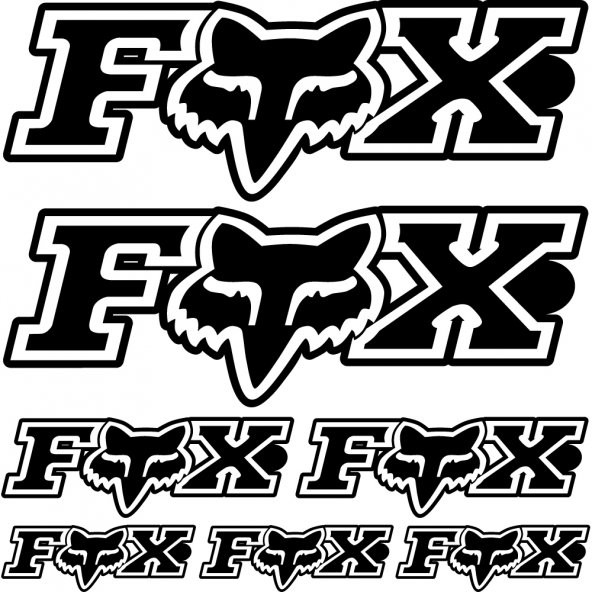Sticker Masters Fox Sponsor Set Sticker 2