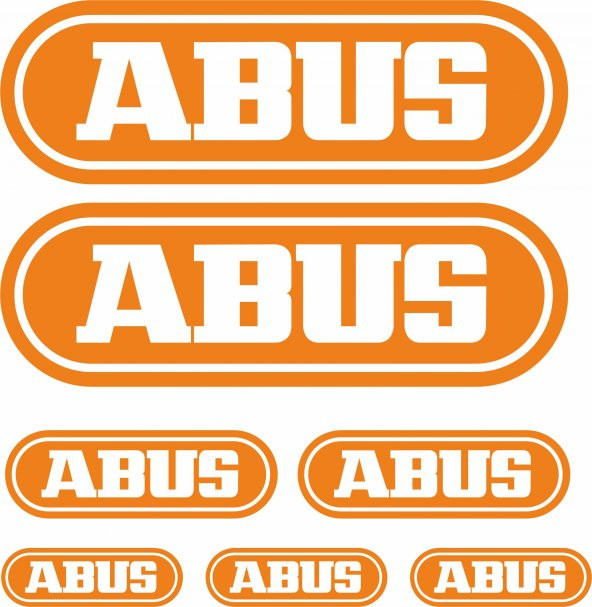 Sticker Masters Abus Sponsor Set Sticker - Resim 2