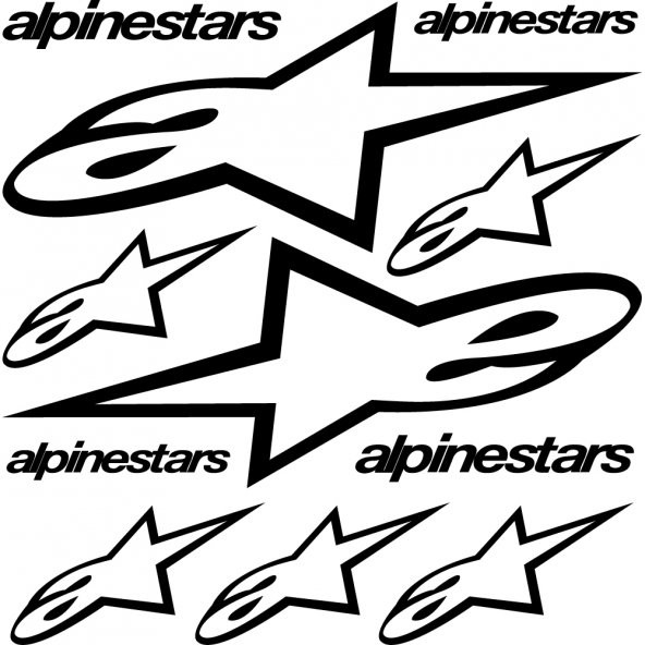 Sticker Masters Alpinestars Sponsor Set Sticker 3