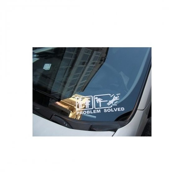 Sticker Masters Problem Solved Sticker ürün görseli