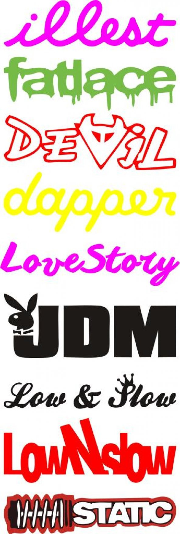 Sticker Masters Jdm Sticker Set-1