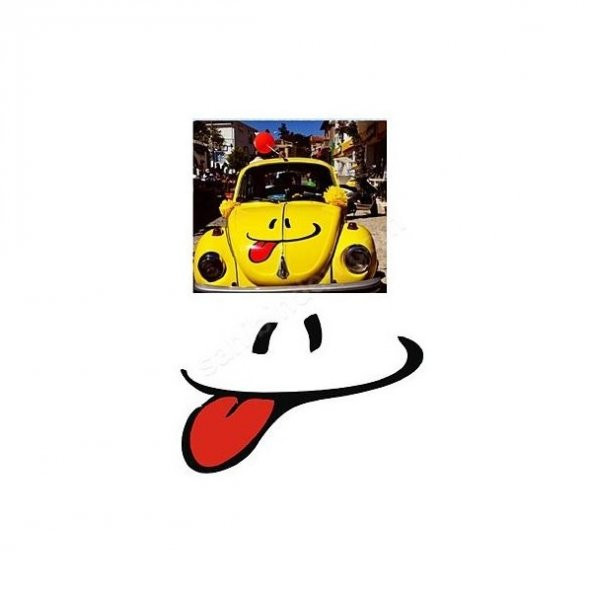 Sticker Masters Sevimli Vw Ön Kaput Sticker ürün görseli