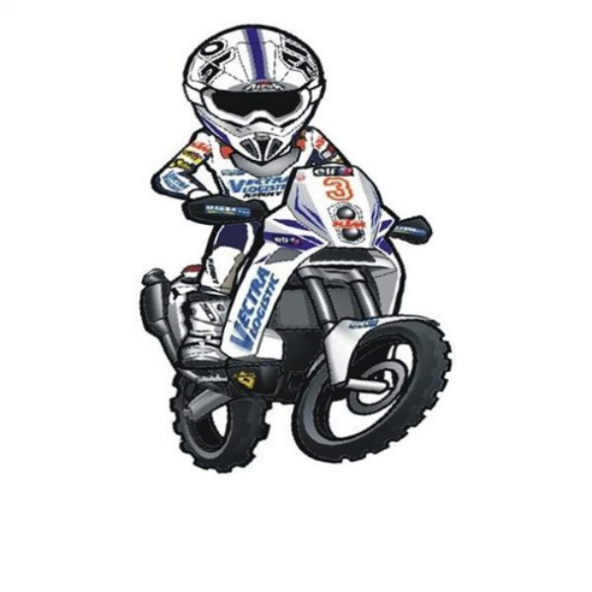 Sticker Masters Cross Motosiklet Sticker