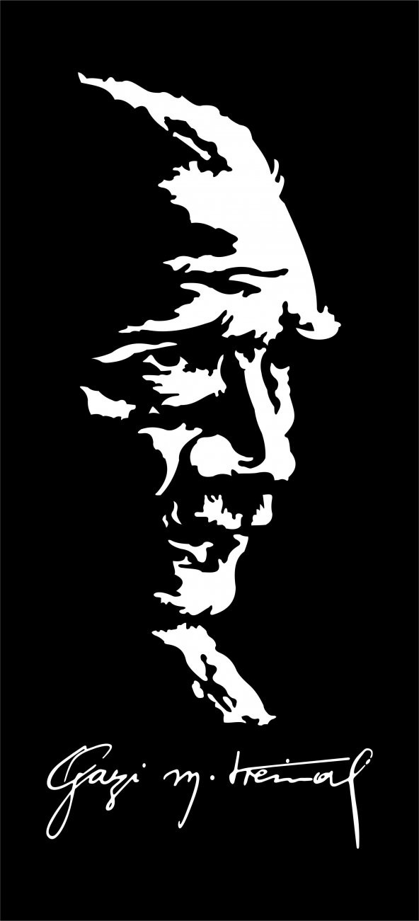 Sticker Masters Gazi Mustafa Kemal Atatürk İmzalı Sticker ürün görseli