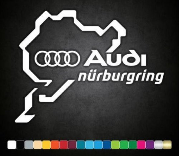Sticker Masters Audi Nürburgring Sticker ürün görseli