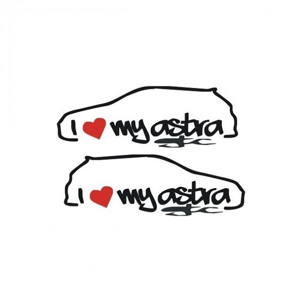 Sticker Masters I Love My Astra Sticker