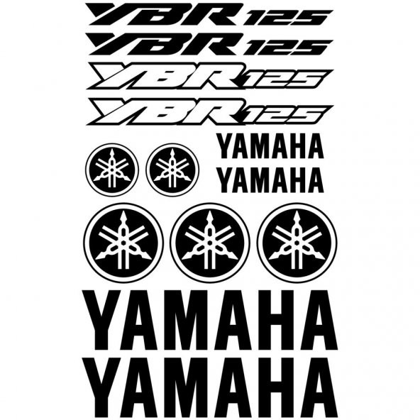 Sticker Masters Yamaha YBR 125 Sticker Set