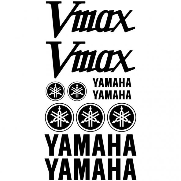 Sticker Masters Yamaha VMAX Sticker Set 1