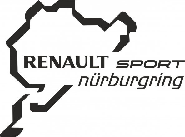 Sticker Masters Nürburgring Renault Sticker ürün görseli
