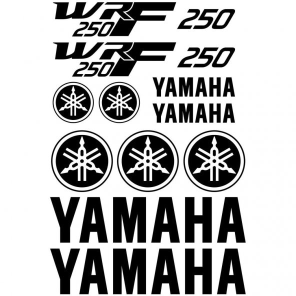 Sticker Masters Yamaha Wrf 250 Sticker Set