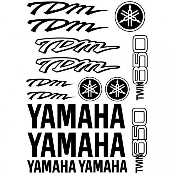 Sticker Masters Yamaha TDM Twin 850 Sticker Set