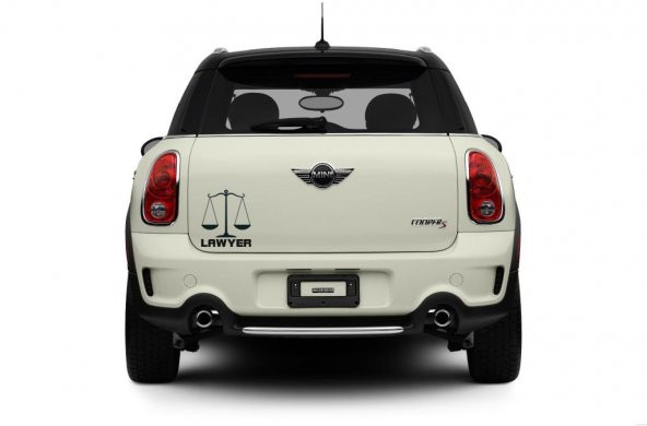 Sticker Masters Lawyer Sticker-Avukat Araba Sticker - Resim 2
