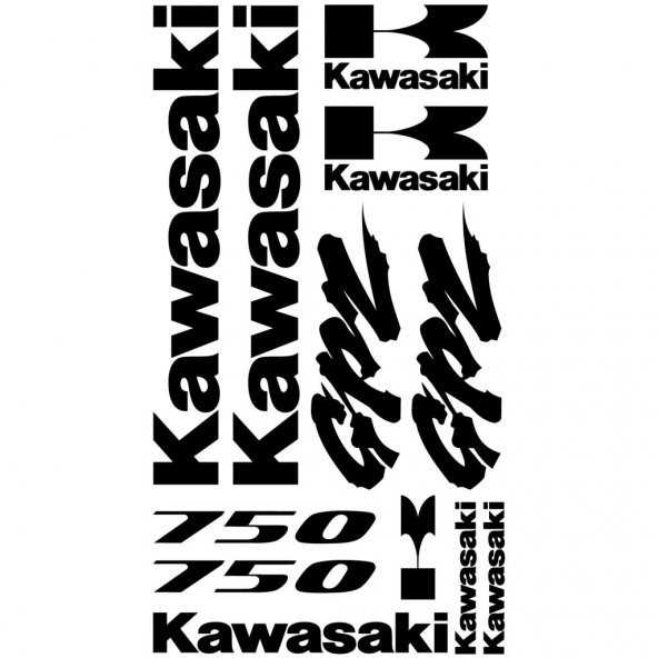 Sticker Masters Kawasaki GPZ 750 Sticker Set