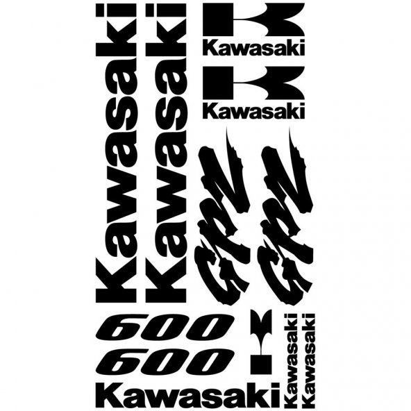 Sticker Masters Kawasaki GPZ 600 Sticker Set