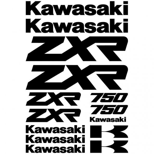 Sticker Masters Kawasaki Zxr 750 Sticker Set