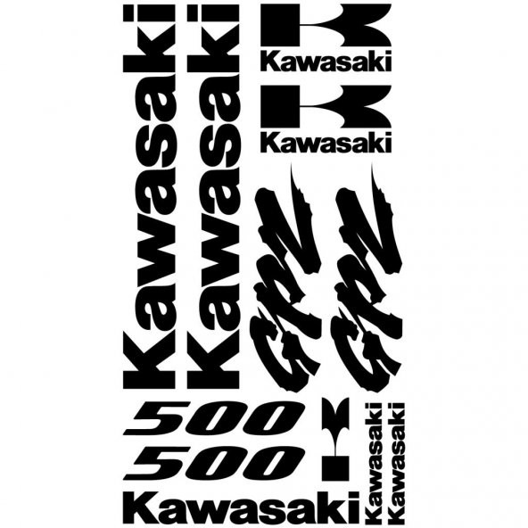 Sticker Masters Kawasaki GPZ 500 Sticker Set