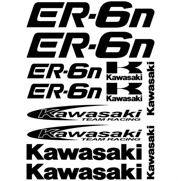 Sticker Masters Kawasaki ER-6n Sticker Set