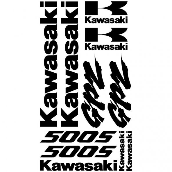 Sticker Masters Kawasaki GPZ 500s Sticker Set
