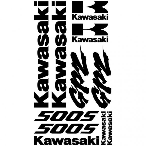 Sticker Masters Kawasaki GPZ 500s Sticker Set
