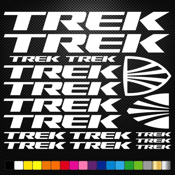 Sticker Masters Trek Bisiklet Sticker Set Etiket