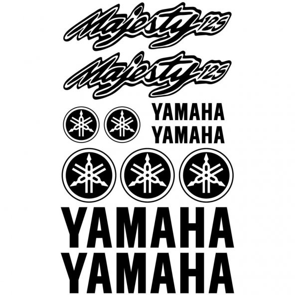 Sticker Masters Yamaha Majesty 125 Sticker Set