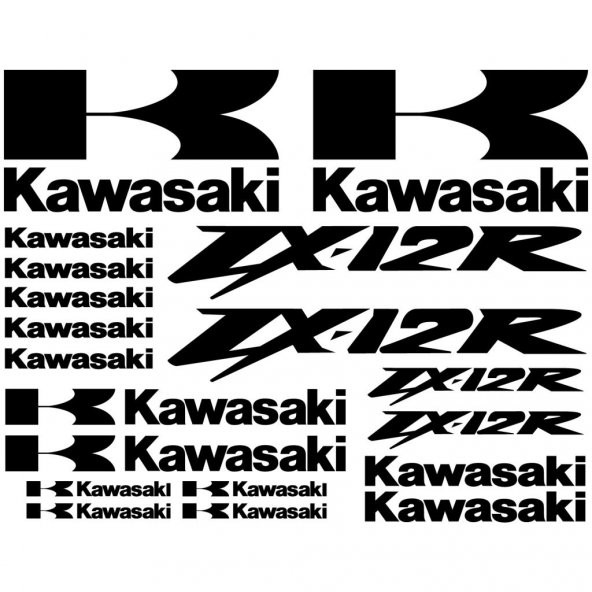 Sticker Masters Kawasaki ZX-12r Sticker Set