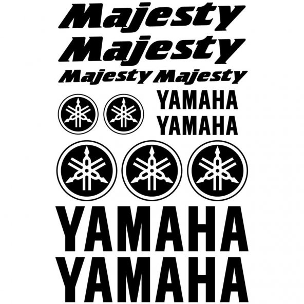 Sticker Masters Yamaha Majesty Sticker Set