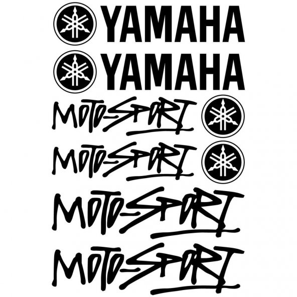 Sticker Masters Yamaha Moto-Sport Sticker Set