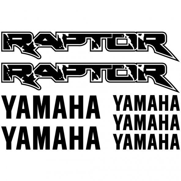 Sticker Masters Yamaha RAPTOR Sticker Set