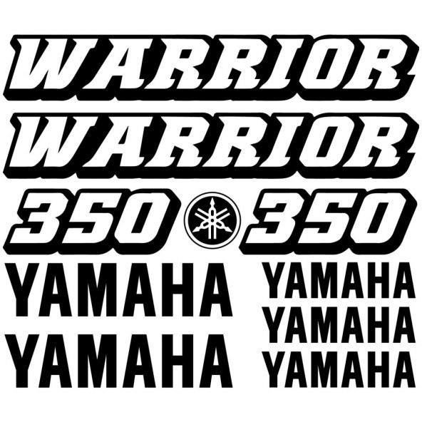 Sticker Masters Yamaha 350 WARRIOR Sticker Set