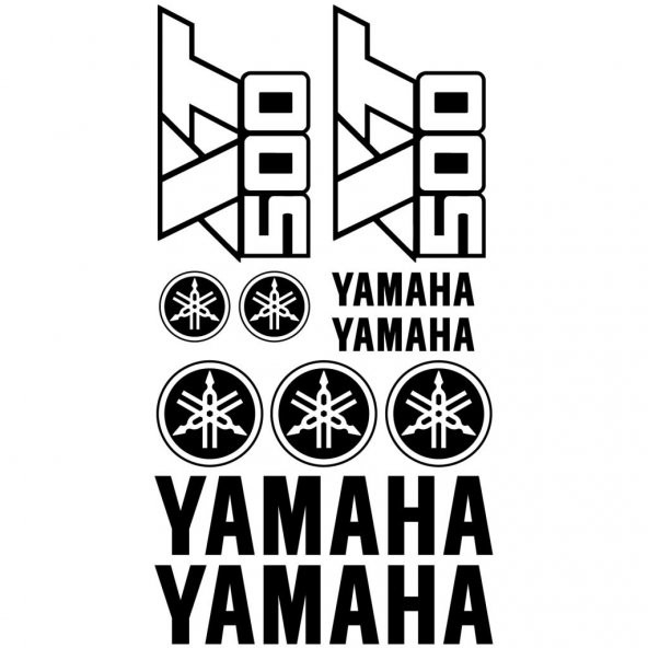 Sticker Masters Yamaha XT 500 Sticker Set