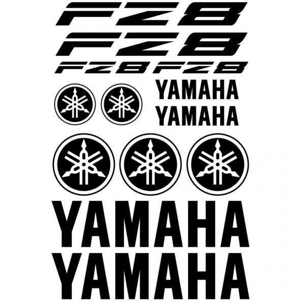 Sticker Masters Yamaha FZ8 Sticker Set