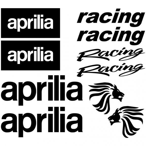 Sticker Masters Aprilia Racing Sticker Set 1