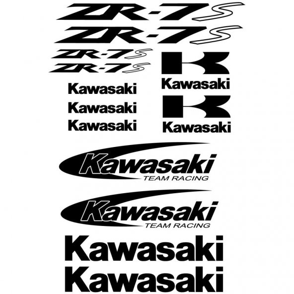 Sticker Masters Kawasaki ZR-7s Sticker Set