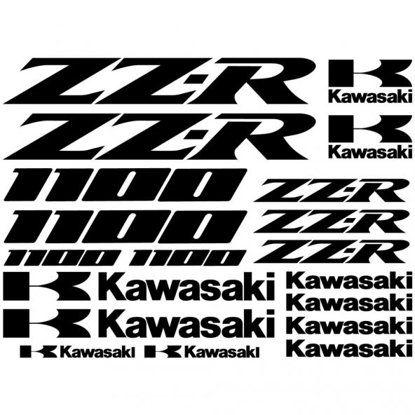 Sticker Masters Kawasaki Zz-r 1100 Sticker Set