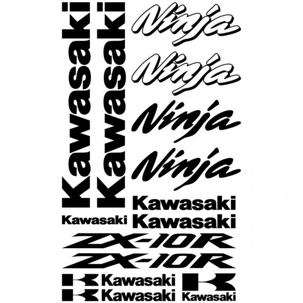 Sticker Masters Kawasaki Ninja ZX-10r Sticker Set