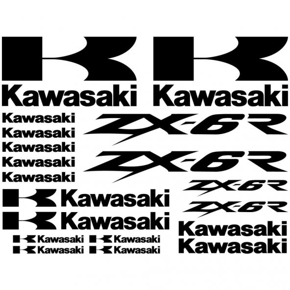 Sticker Masters Kawasaki ZX-6r Sticker Set
