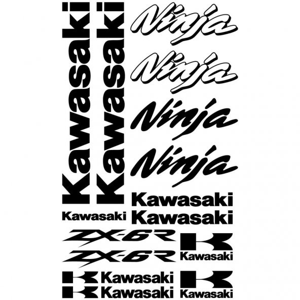 Sticker Masters Kawasaki Ninja ZX-6r Sticker Set