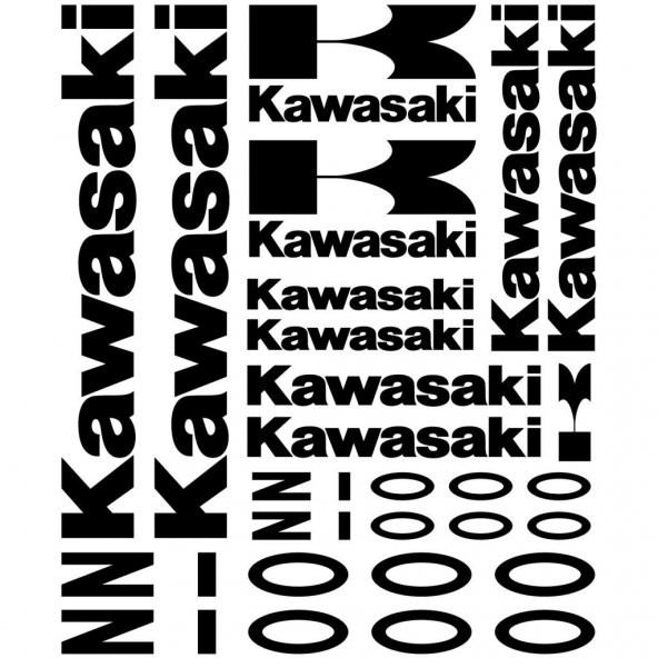 Sticker Masters Kawasaki Z 1000 Sticker Set