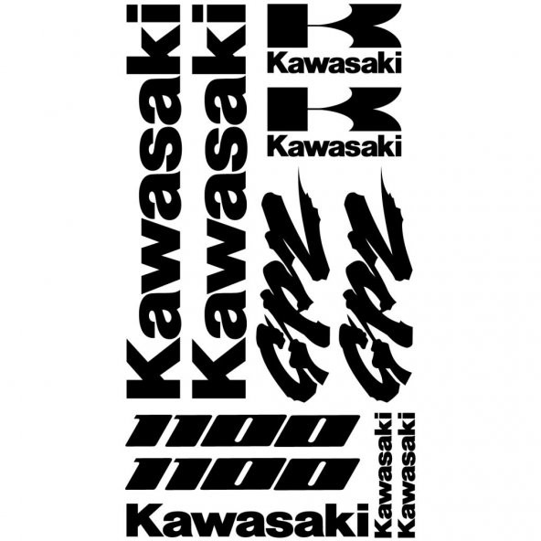 Sticker Masters Kawasaki GPZ 1100 Sticker Set