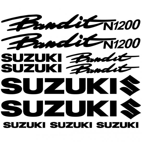 Sticker Masters Suzuki N1200 Bandit Sticker Set