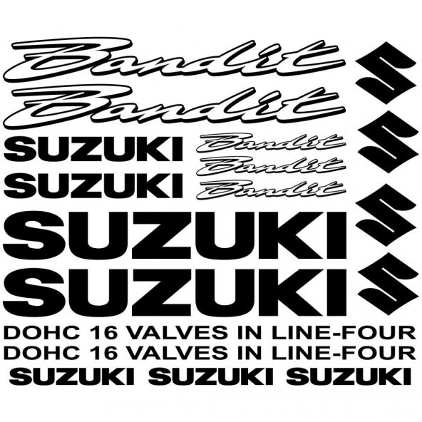 Sticker Masters Suzuki Bandit Sticker Set 1