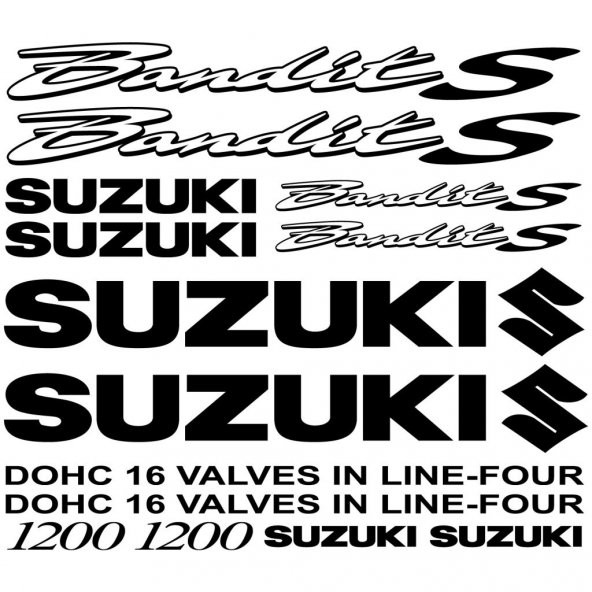 Sticker Masters Suzuki 1200 Bandit Sticker Set 1