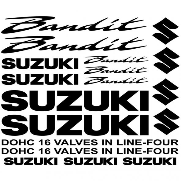 Sticker Masters Suzuki Bandit Sticker Set