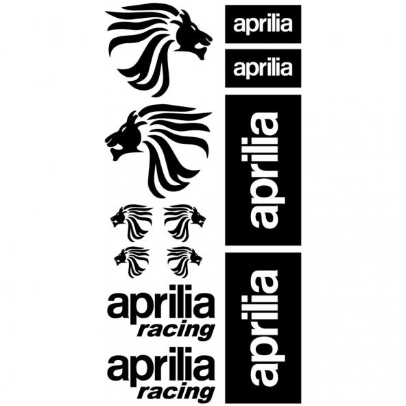 Sticker Masters Aprilia Racing Sticker Set 3